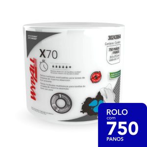 Ribercon - Wiper Wypall X70 Branco 31,5 x 27,2 cm – Rolo